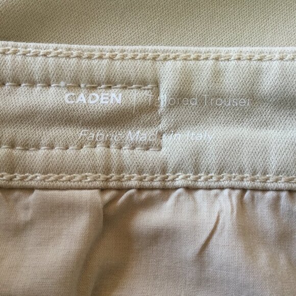 AG Adriano Goldschmied Women Size 31 Caden Trouser Pant Beige Taupe Tailored NWT - Picture 15 of 16